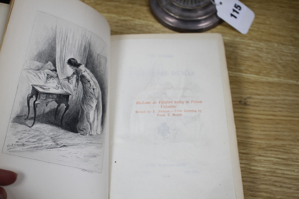 Dumas, Alexandre - Works, John Wanamaker of Paris, c.1900, half calf, 15 vols